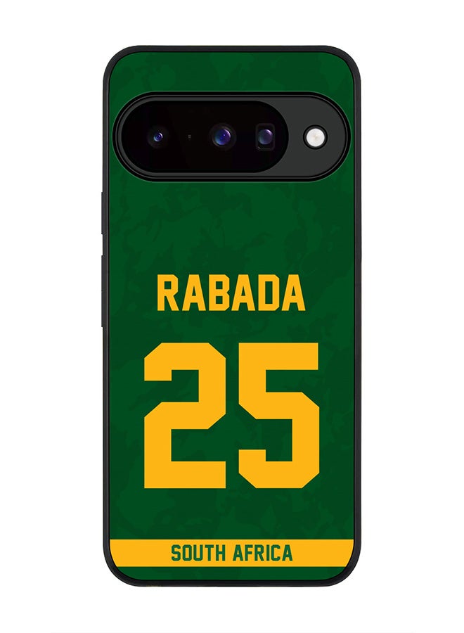For Google Pixel 10 Case,Slim fit Camera Protection, Shockproof Thin Phone cover  - South Africa Kagiso Rabada, Jersey No 25